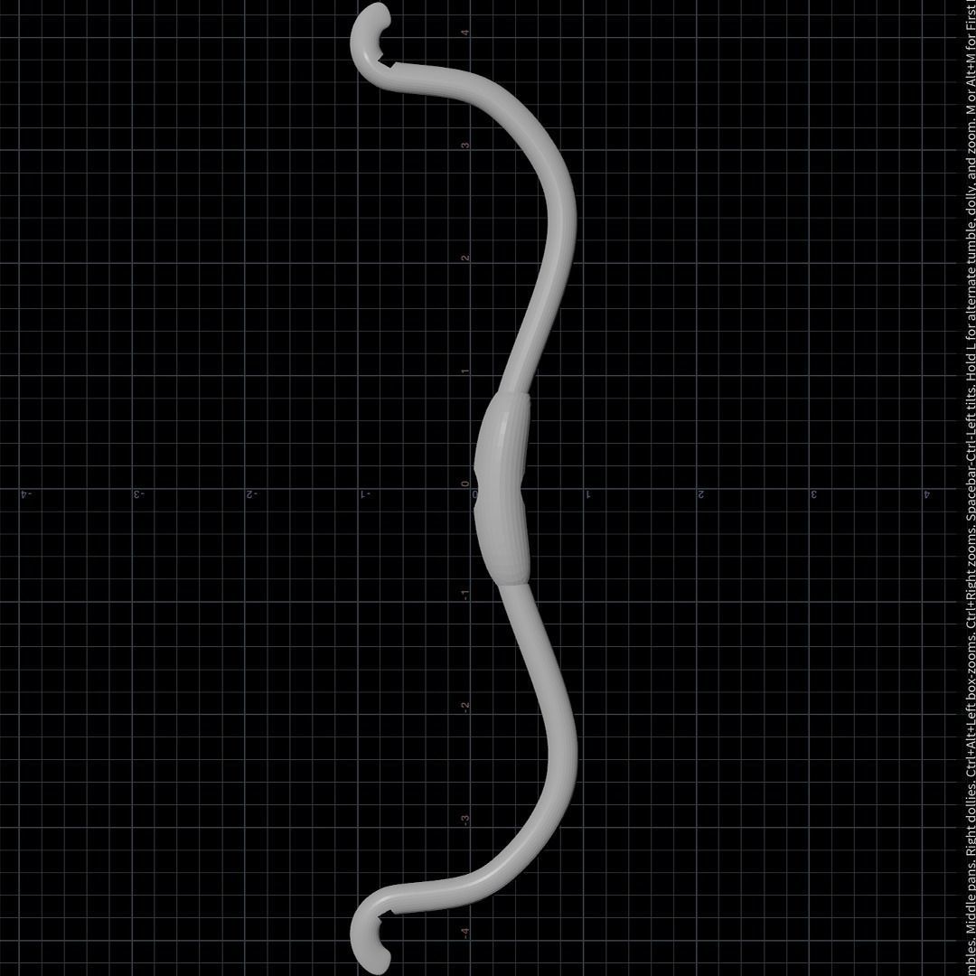 Bow and Arrow 3D Printable Toy 3D print model_4