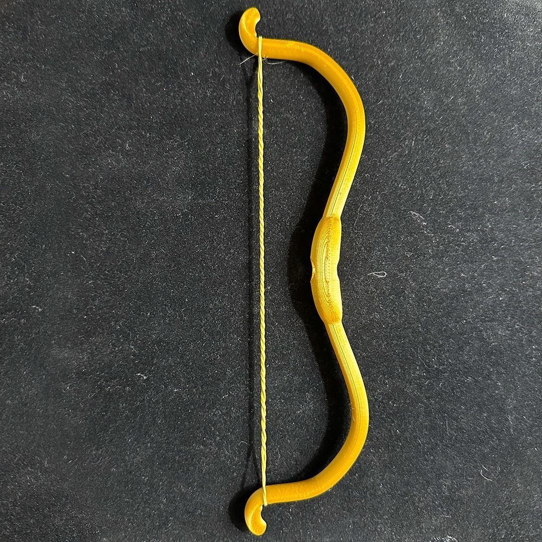 Bow and Arrow 3D Printable Toy 3D print model_1