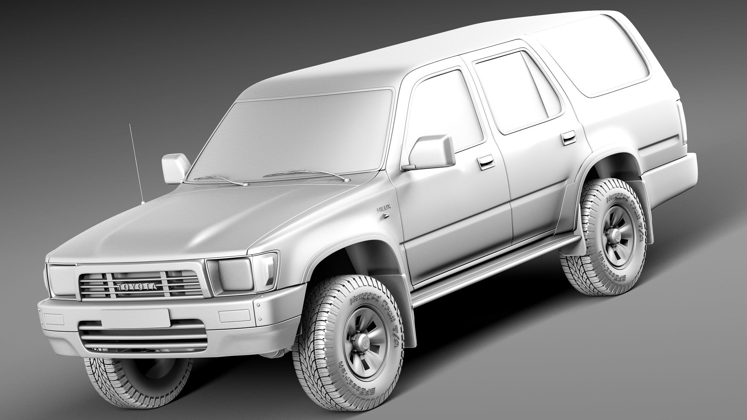 Toyota 4runner 1989-1997 3D model_8