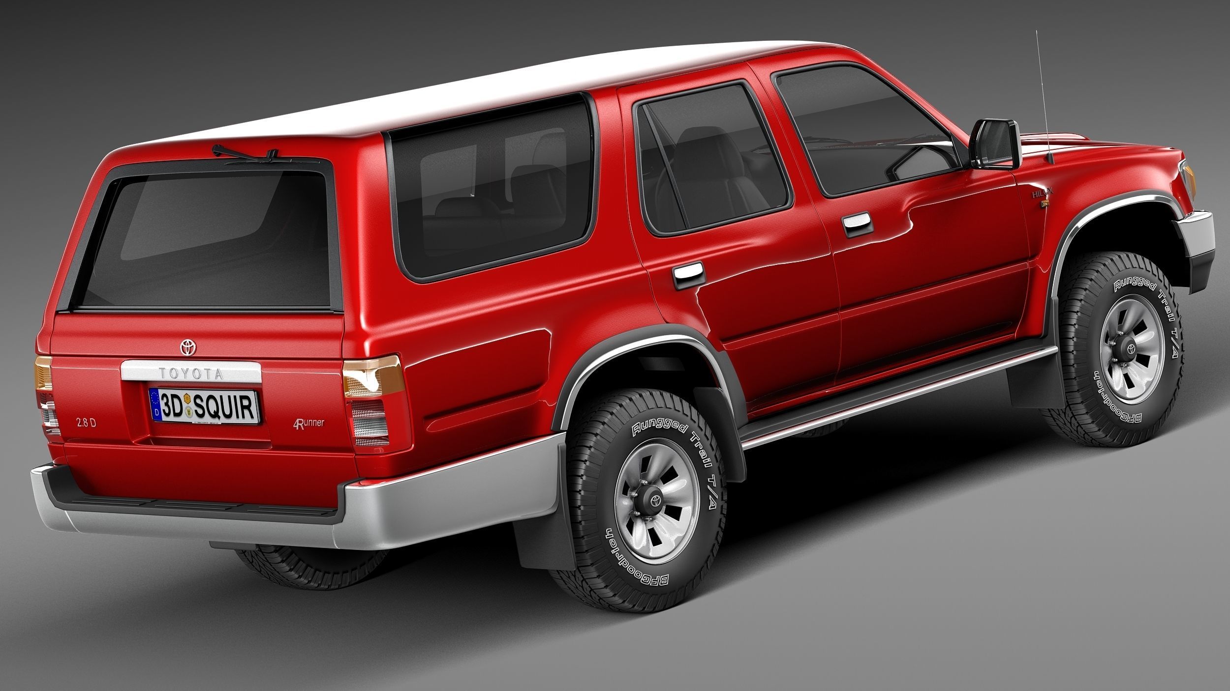 Toyota 4runner 1989-1997 3D model_4