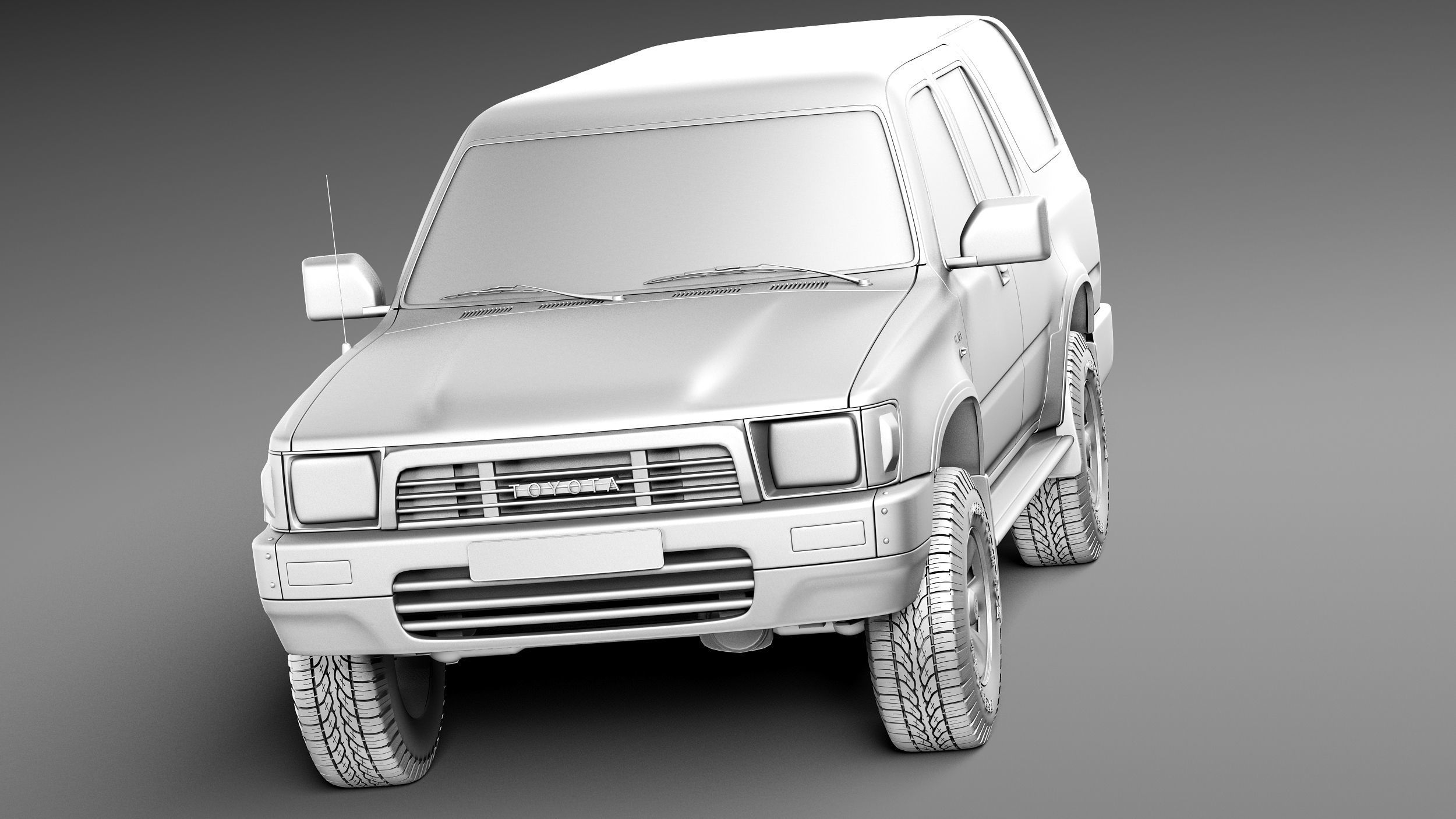 Toyota 4runner 1989-1997 3D model_9