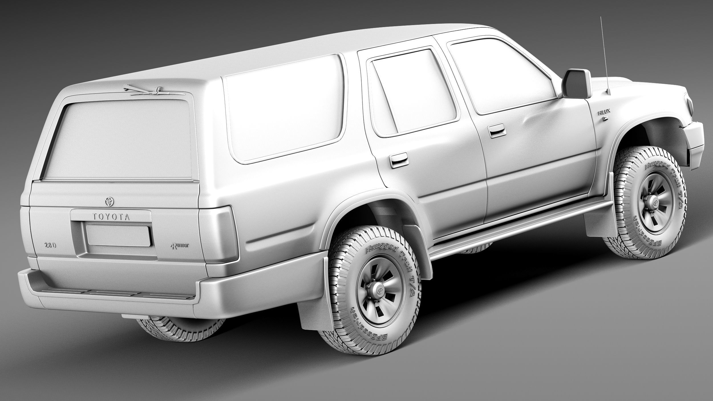 Toyota 4runner 1989-1997 3D model_12