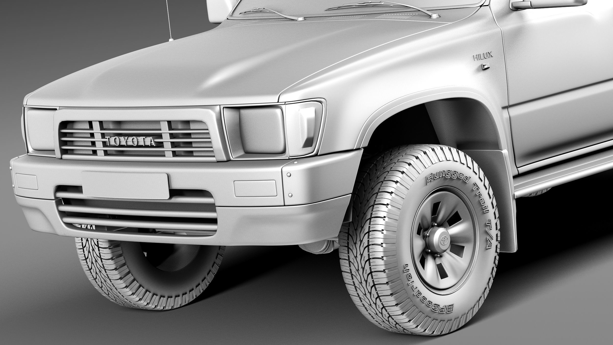 Toyota 4runner 1989-1997 3D model_10