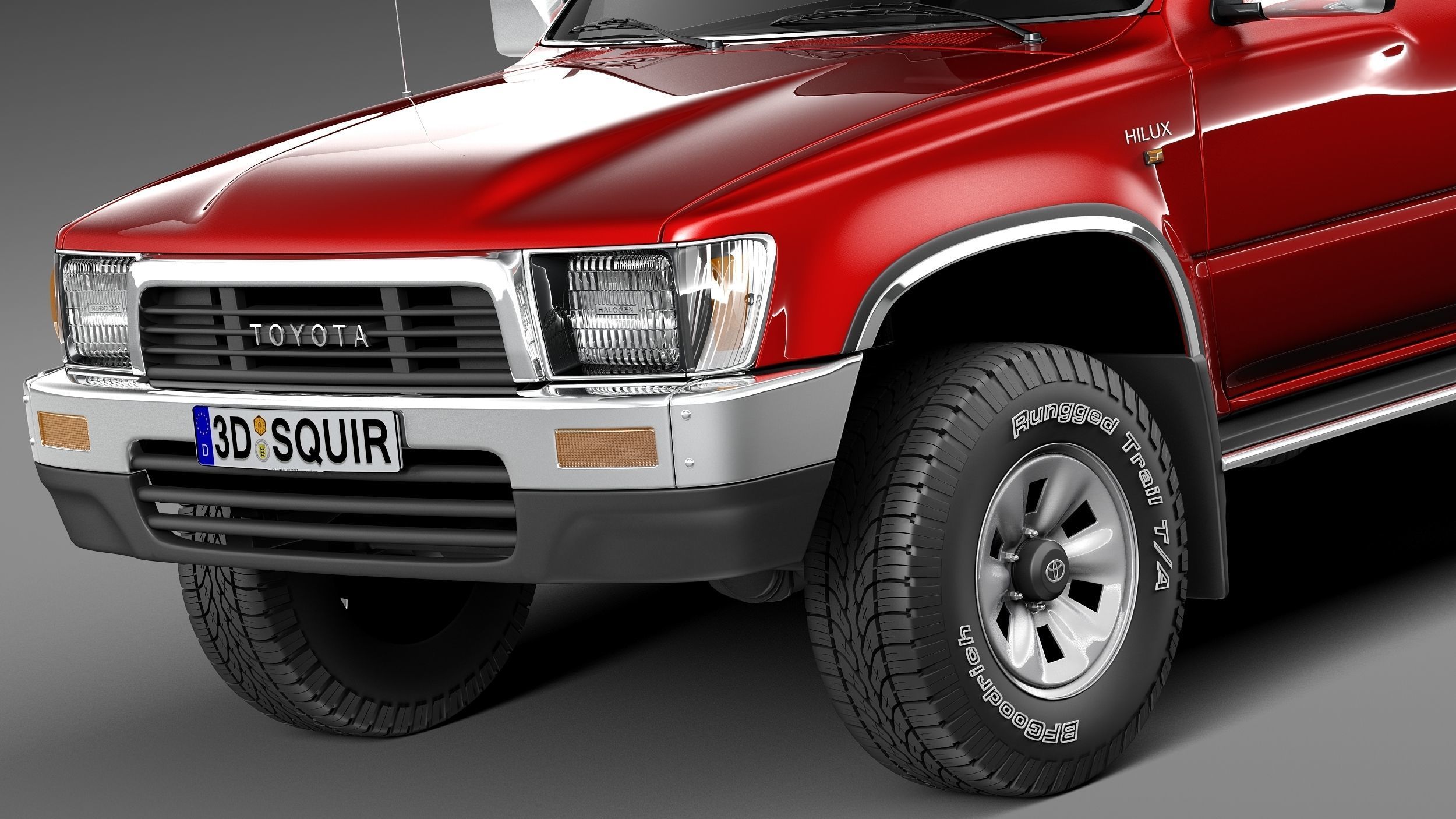 Toyota 4runner 1989-1997 3D model_2