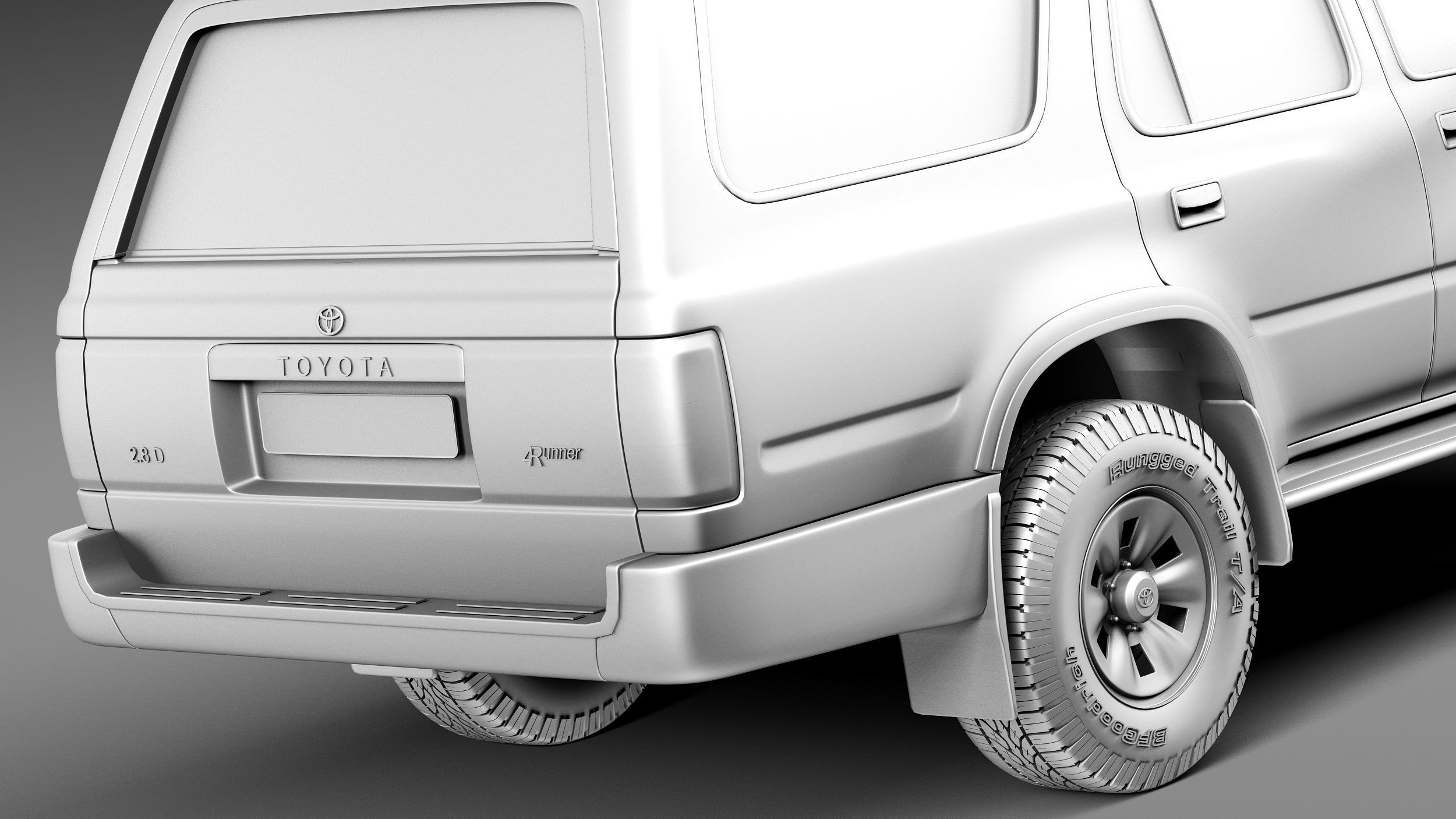Toyota 4runner 1989-1997 3D model_11