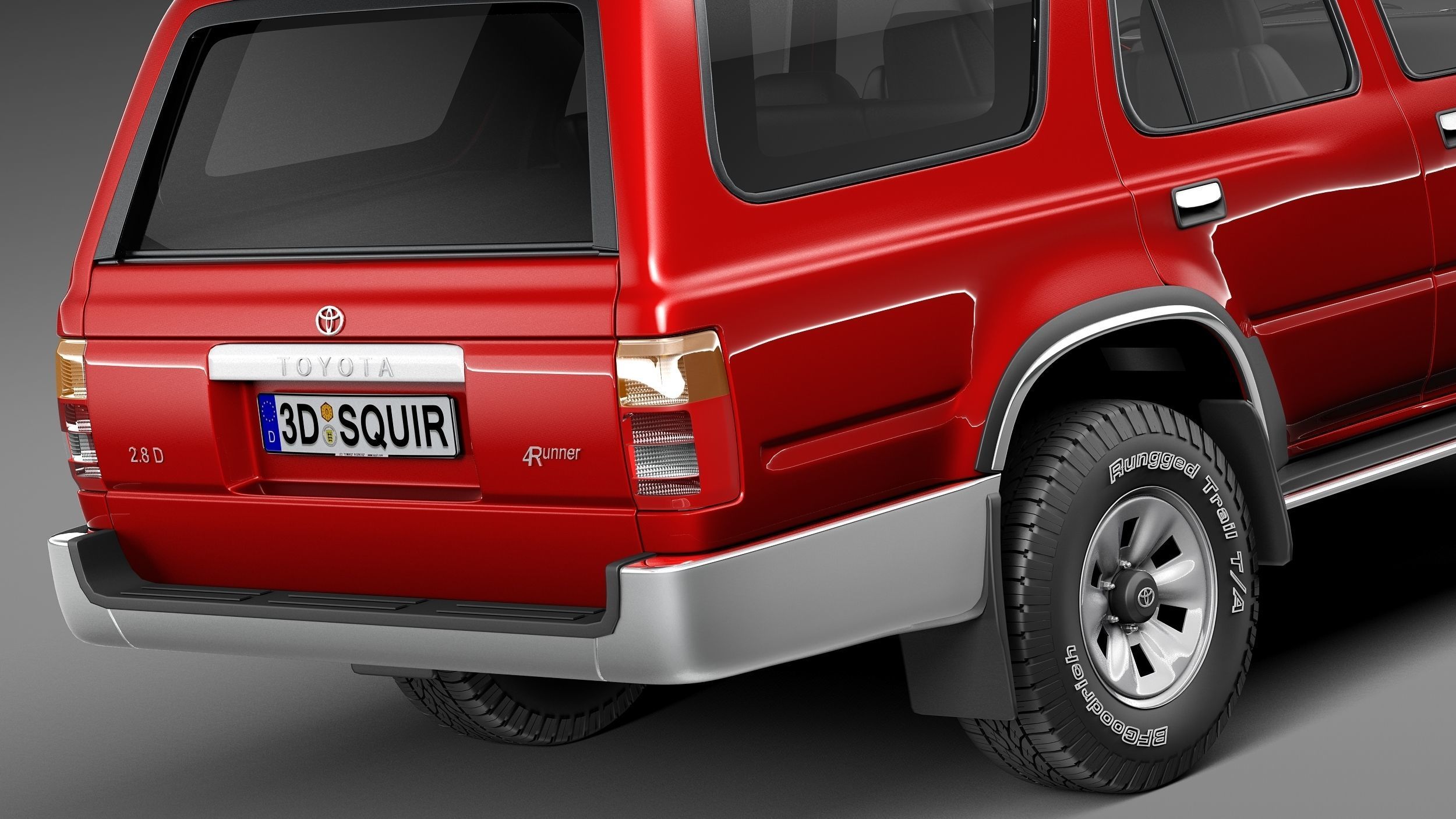 Toyota 4runner 1989-1997 3D model_3