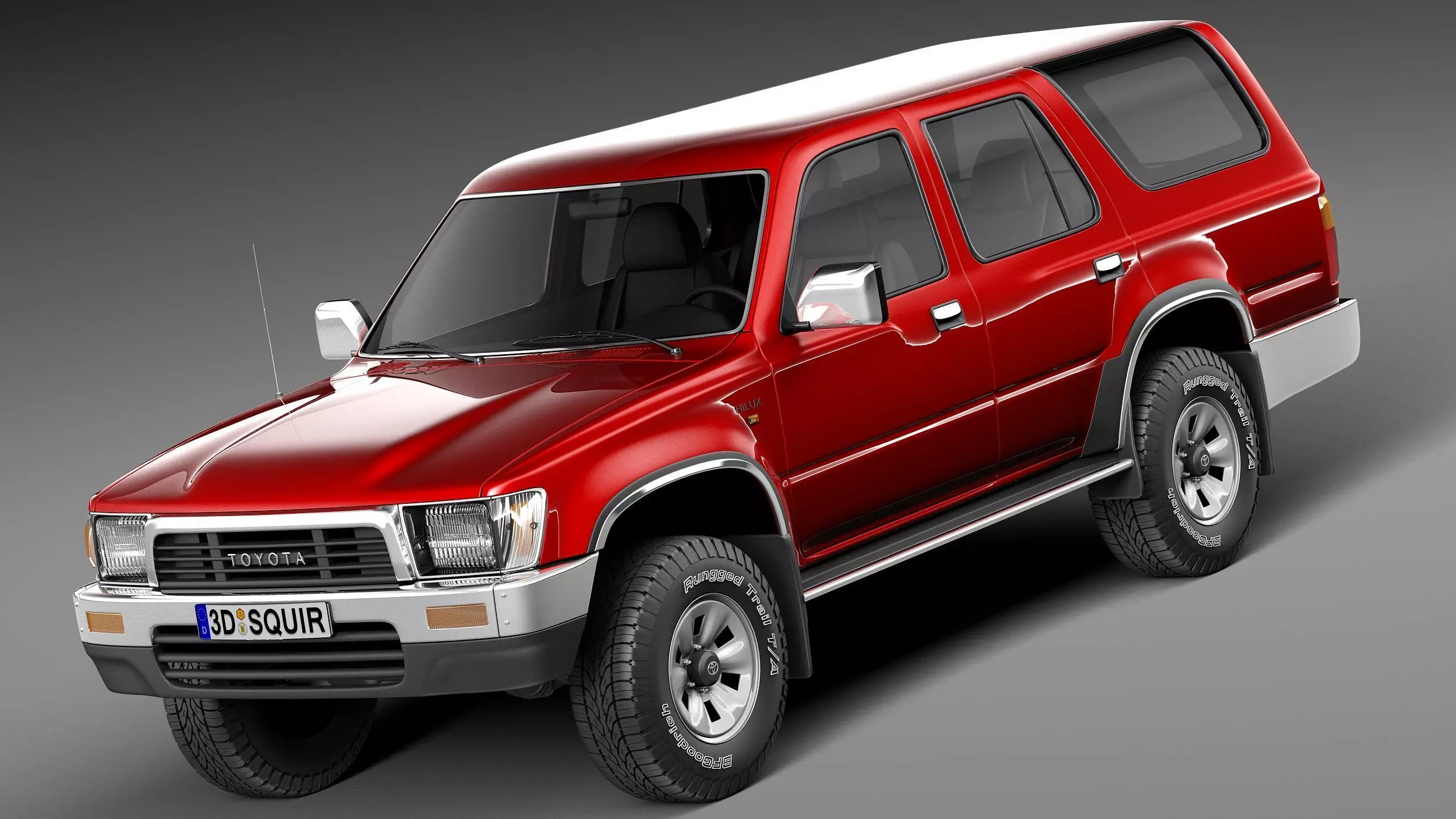 Toyota 4runner 1989-1997 3D model_0