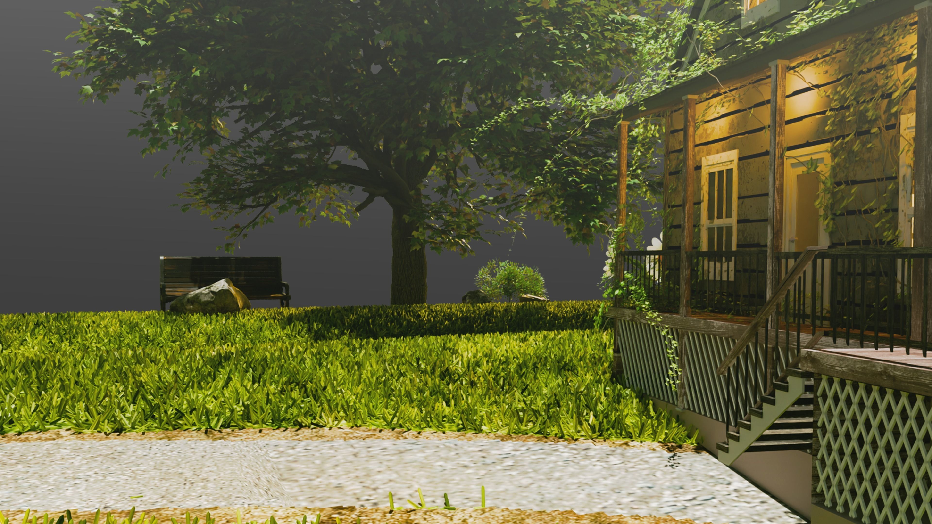 3D model of Magic book with a landscape - Nature 3D model_1