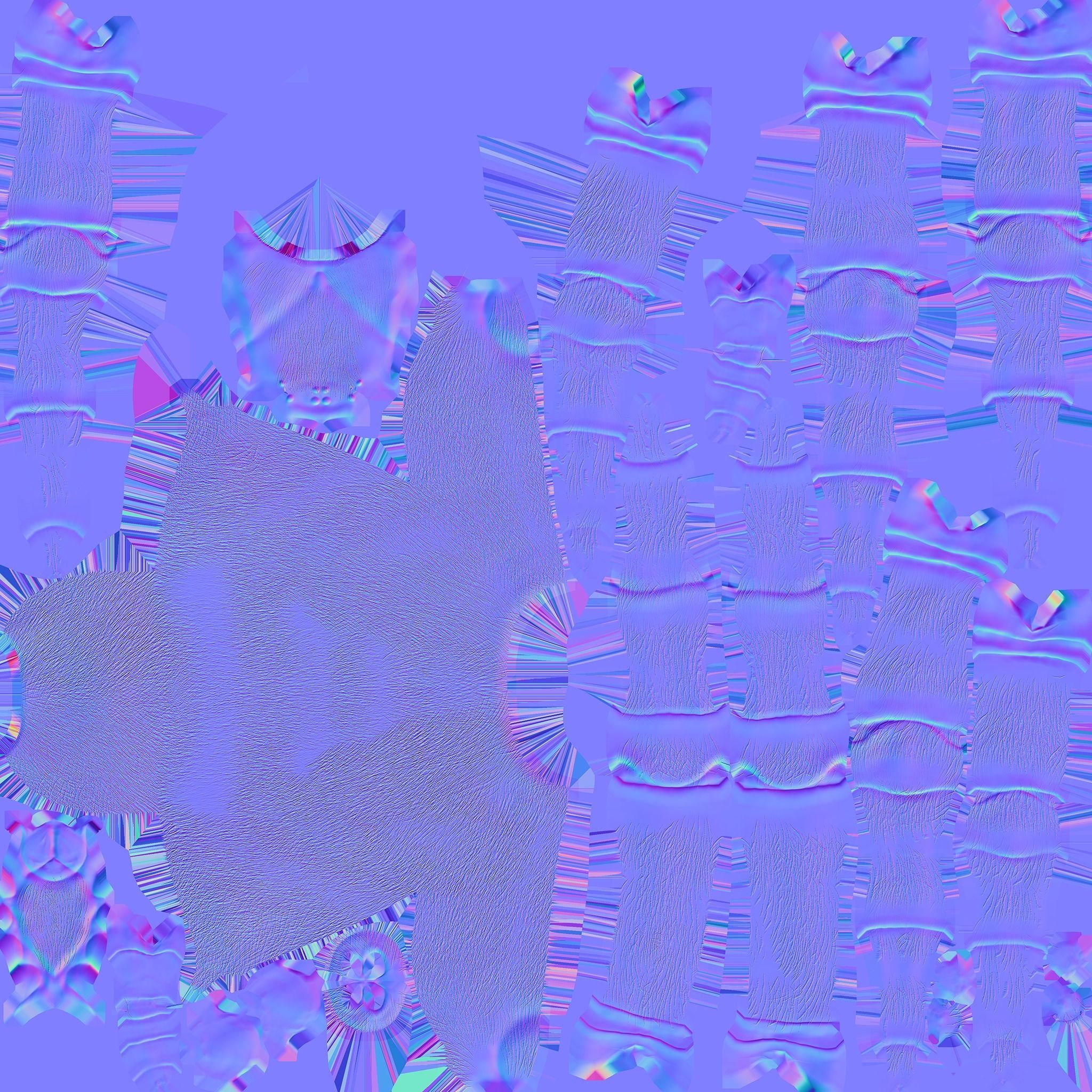 Garden Spider Low-poly 3D model_13