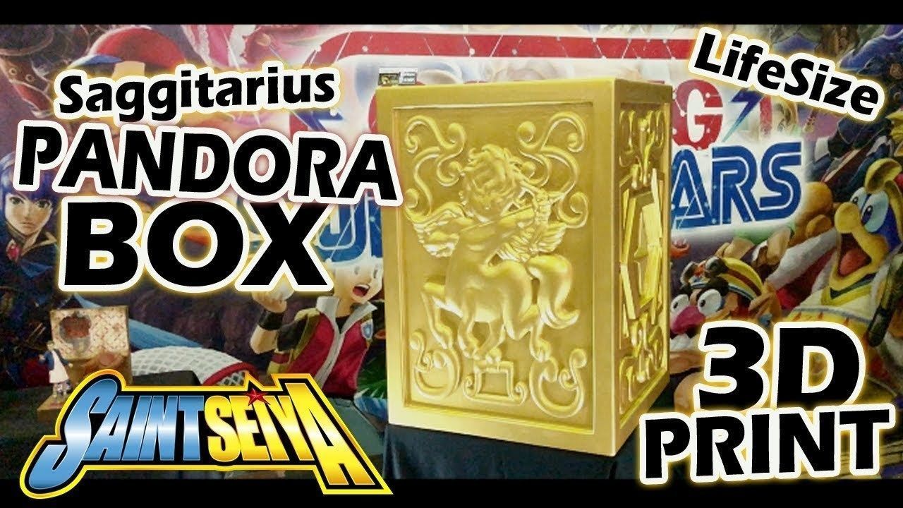 Saint Seiya Pandora Gold Boxes 3D print model_1