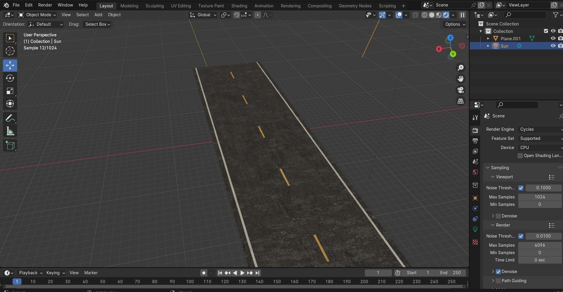 REALISTIC STREET 3D model_3