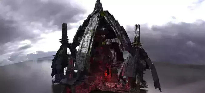 Ancient Advanced Sci fi relic city 1