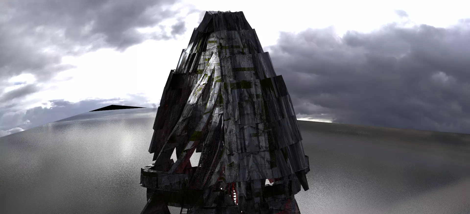 Spiral  sky Watcher Tower Dome  3D model_0