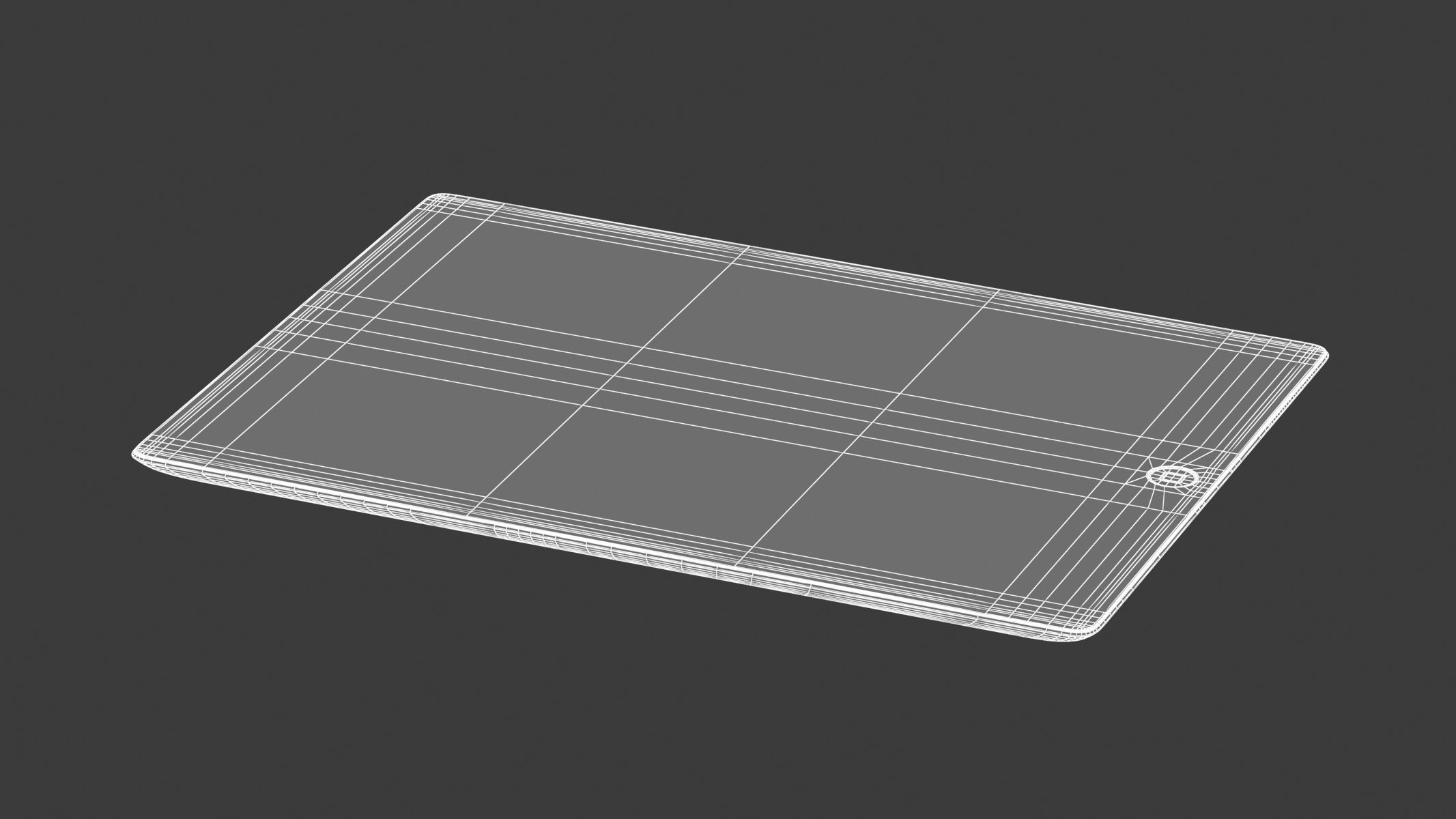 Apple Ipad 2 White 3D model_14