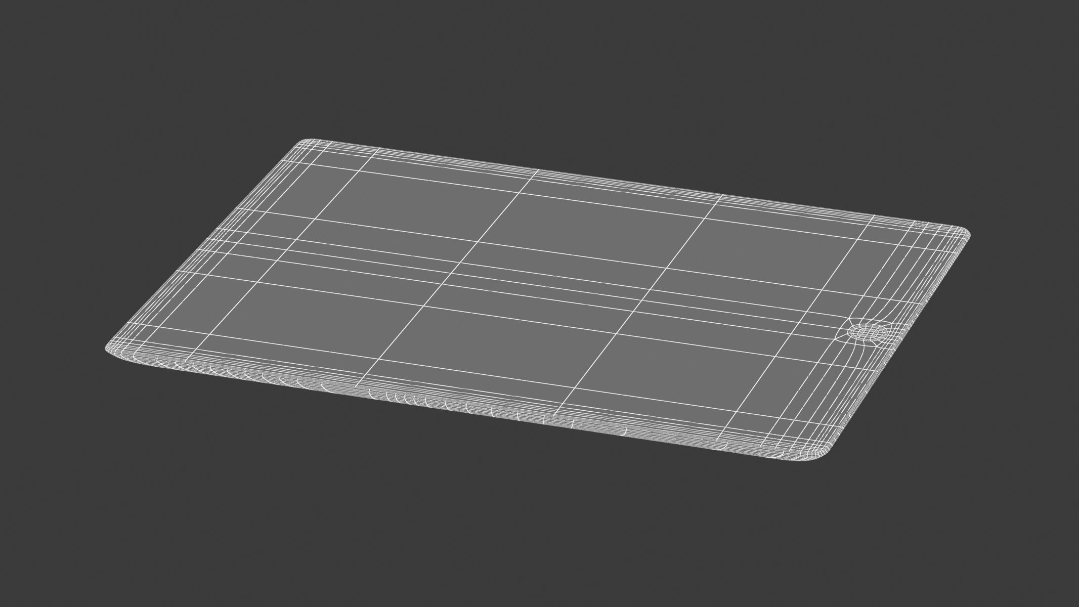 Apple iPad 3 Black 3D model_14