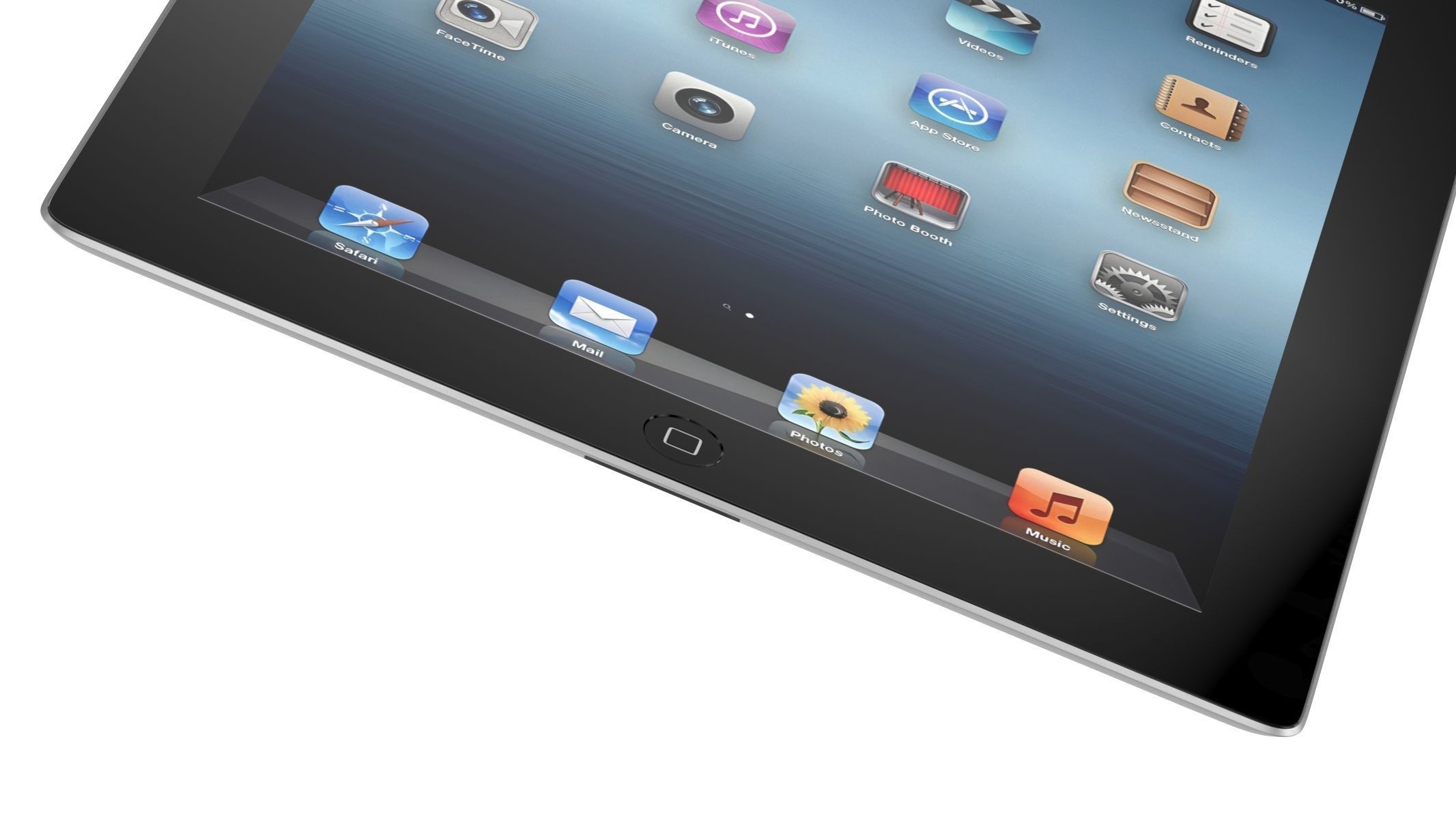 Apple iPad 3 Black 3D model_5