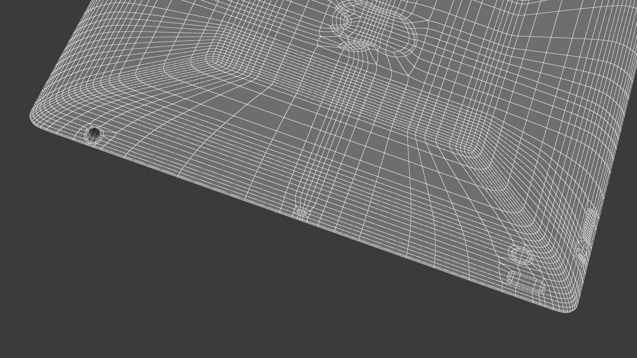 Apple iPad 3 Black 3D model_16