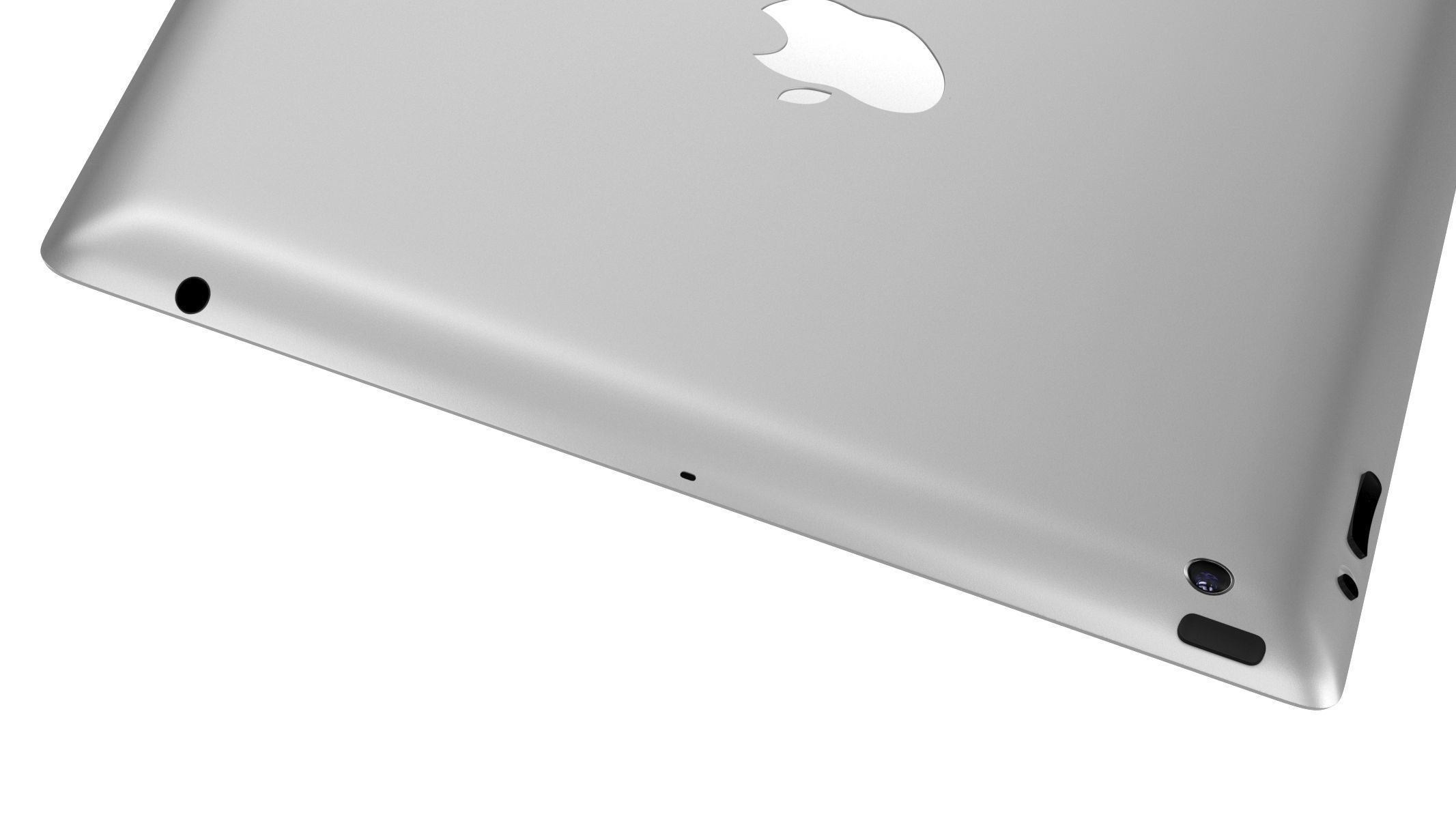 Apple iPad 4 Black 3D model_6