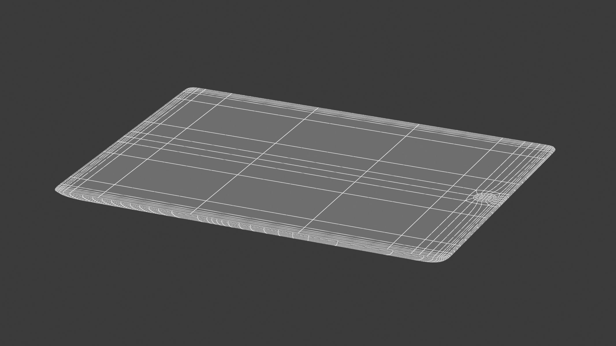 Apple iPad 4 Black 3D model_14