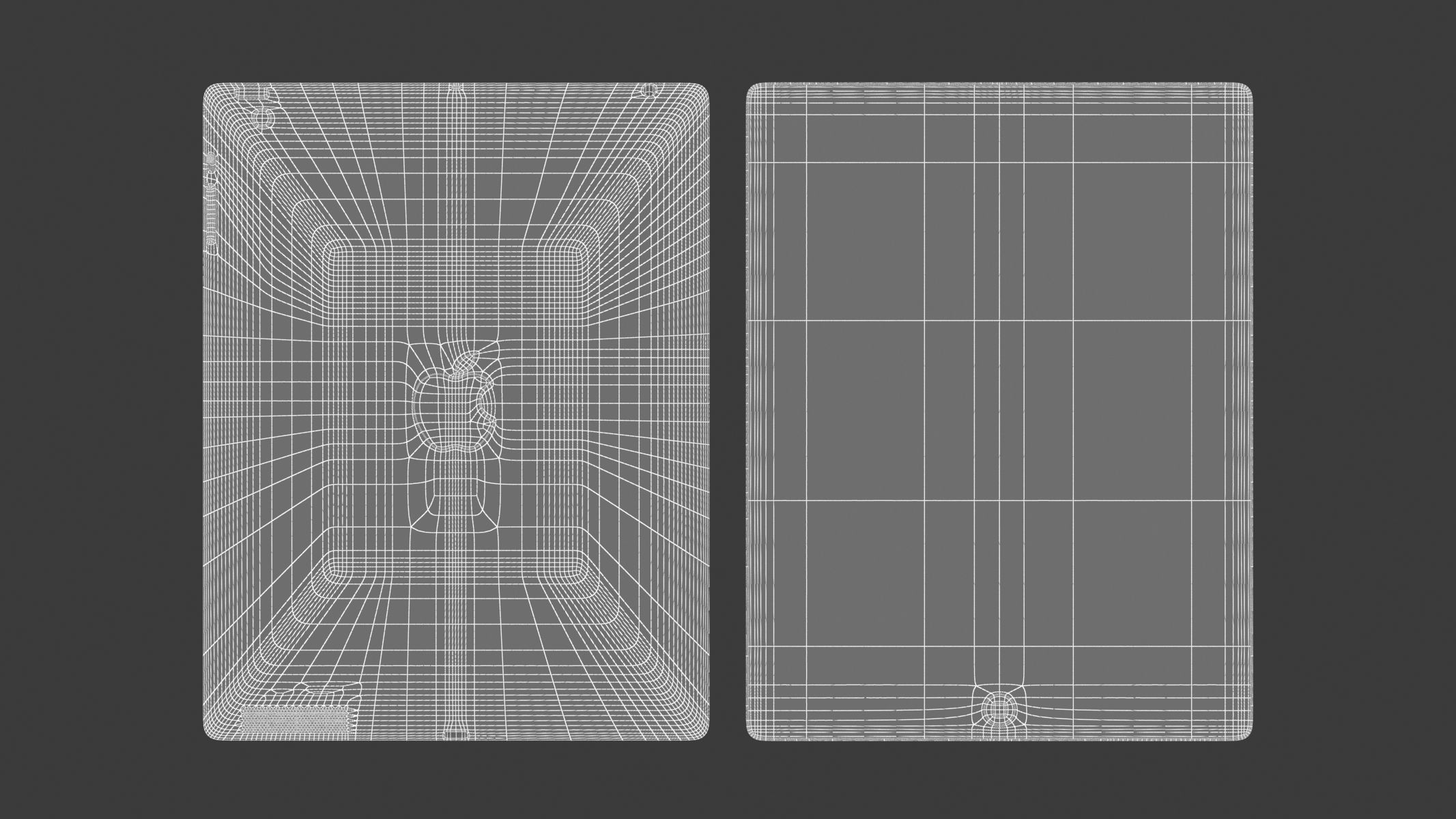 Apple iPad 4 Black 3D model_10