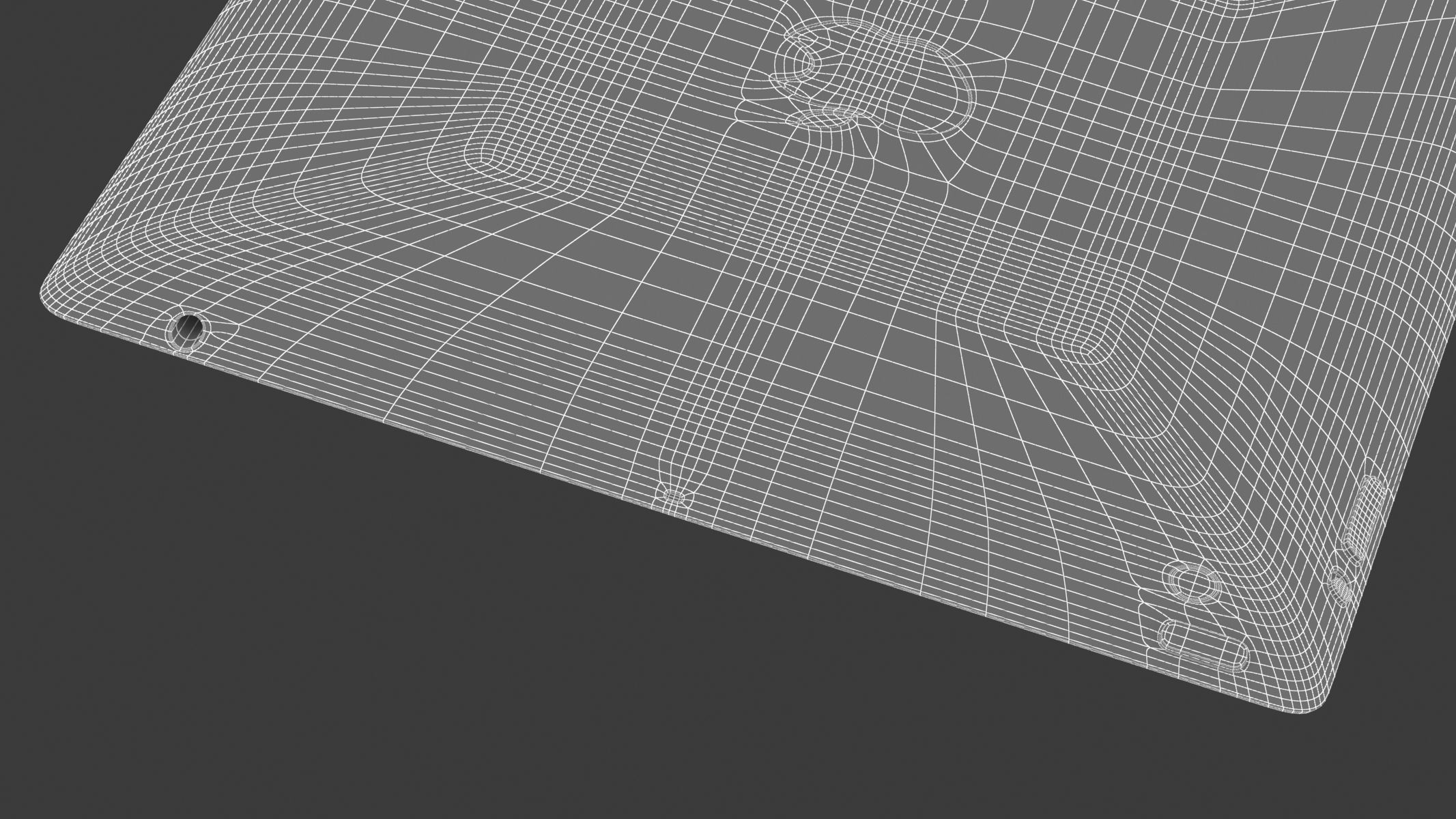 Apple iPad 4 Black 3D model_16