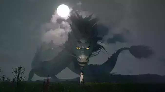 Dragon 3D model