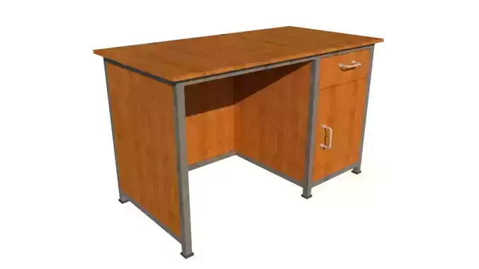 simple wooden office table