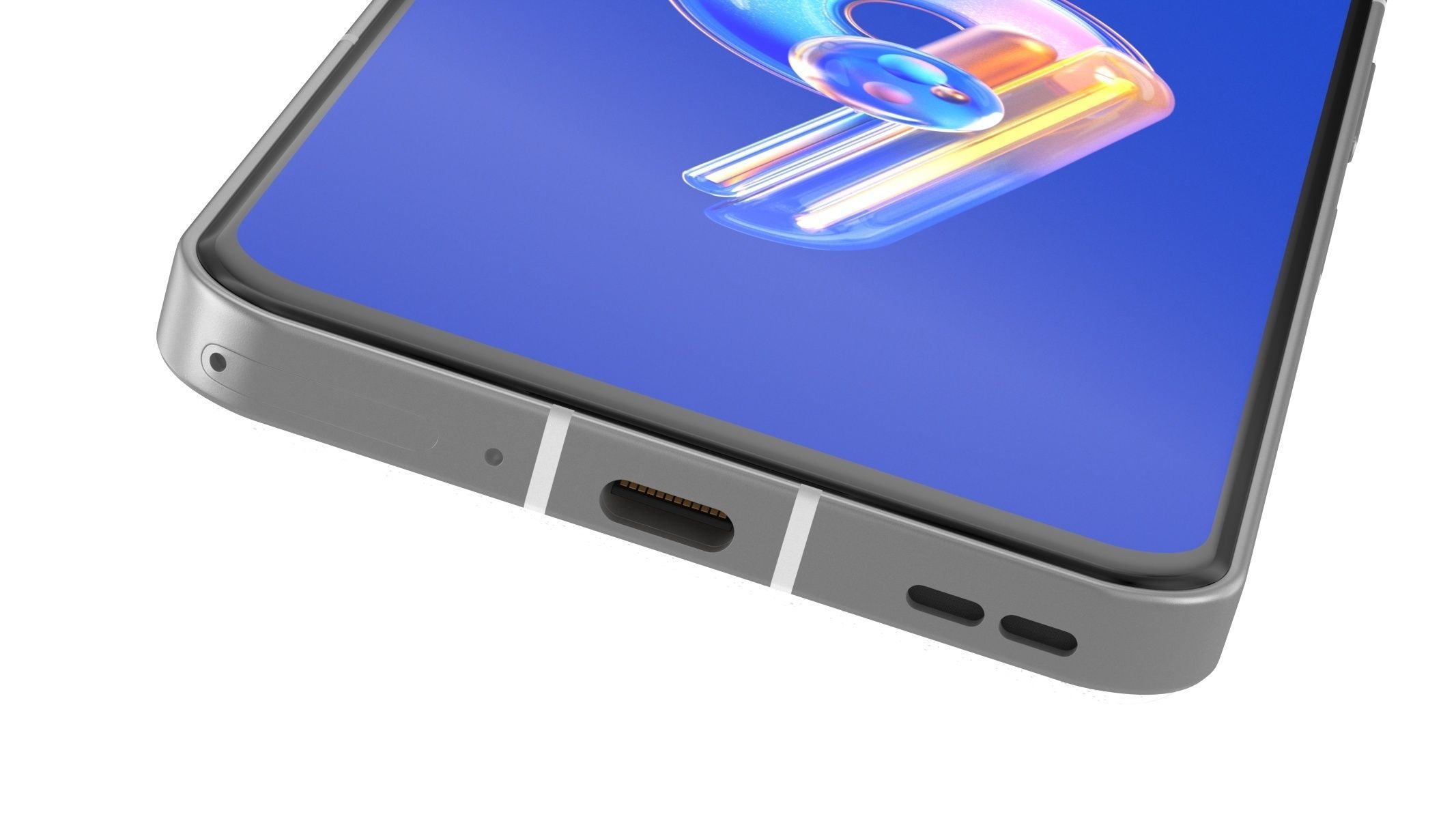 Asus Zenfone 9 White 3D model_5