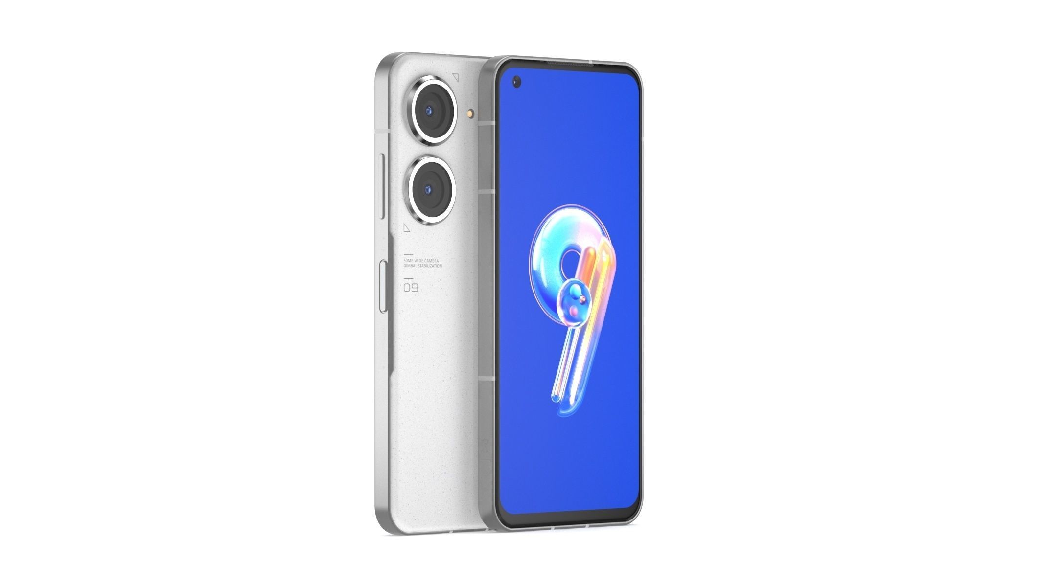Asus Zenfone 9 White 3D model_1