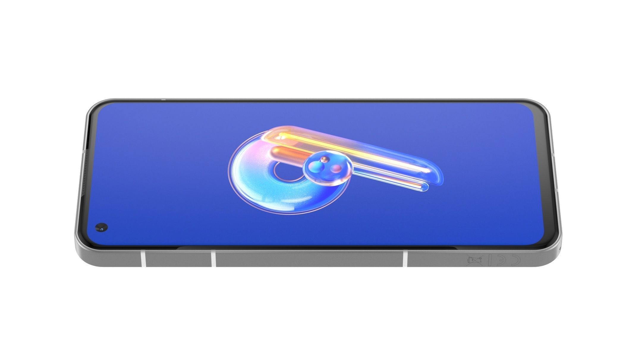 Asus Zenfone 9 White 3D model_3