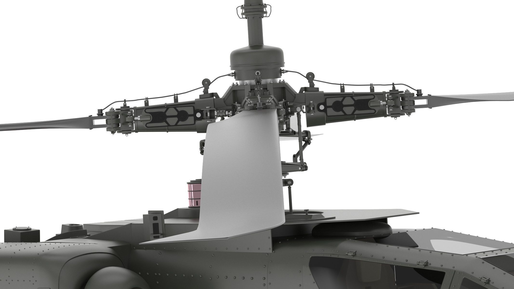 Boeing AH-64D Apache Longbow Helicopter with Cockpit 3D model_13