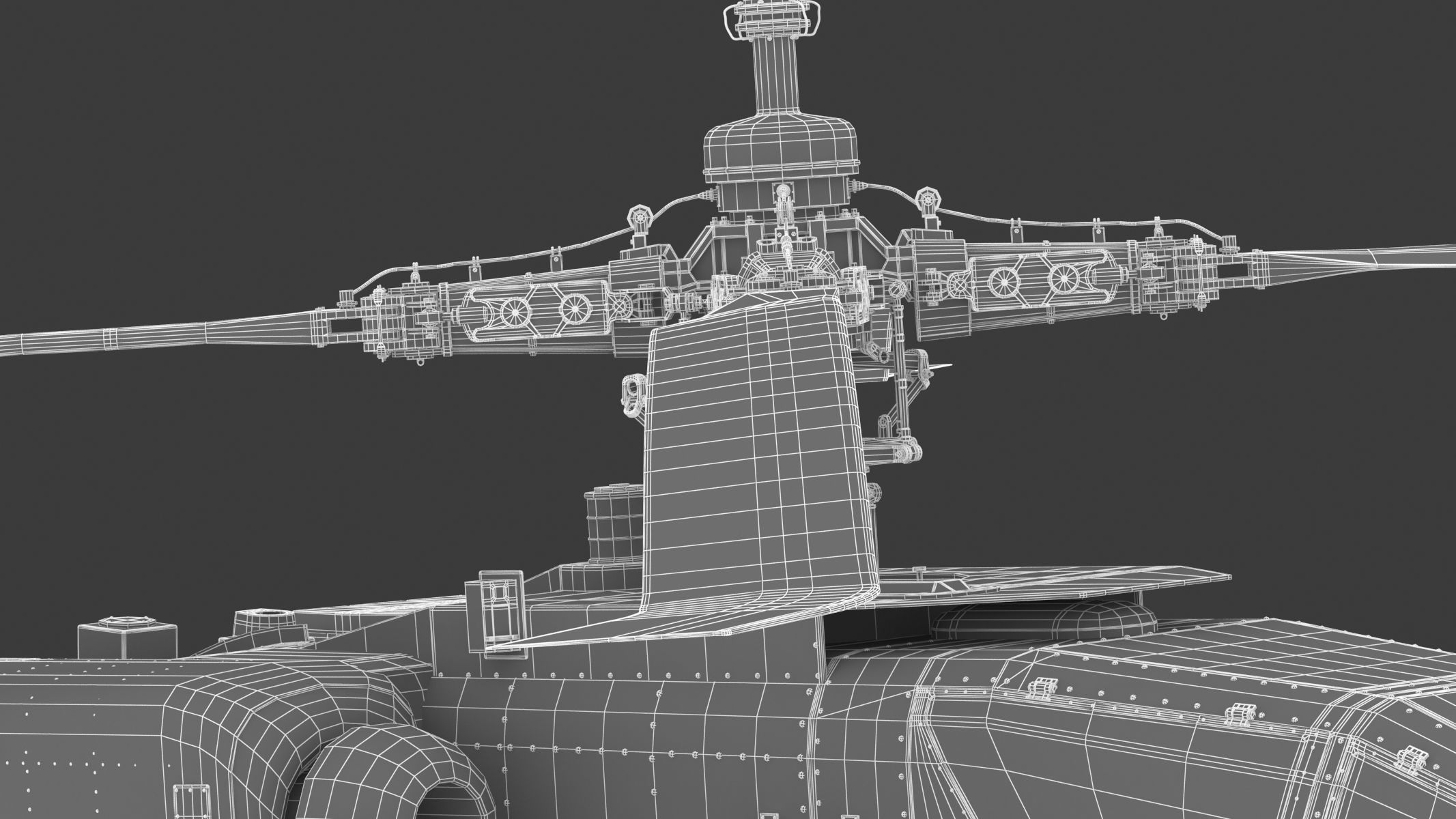 Boeing AH-64D Apache Longbow Helicopter with Cockpit 3D model_34