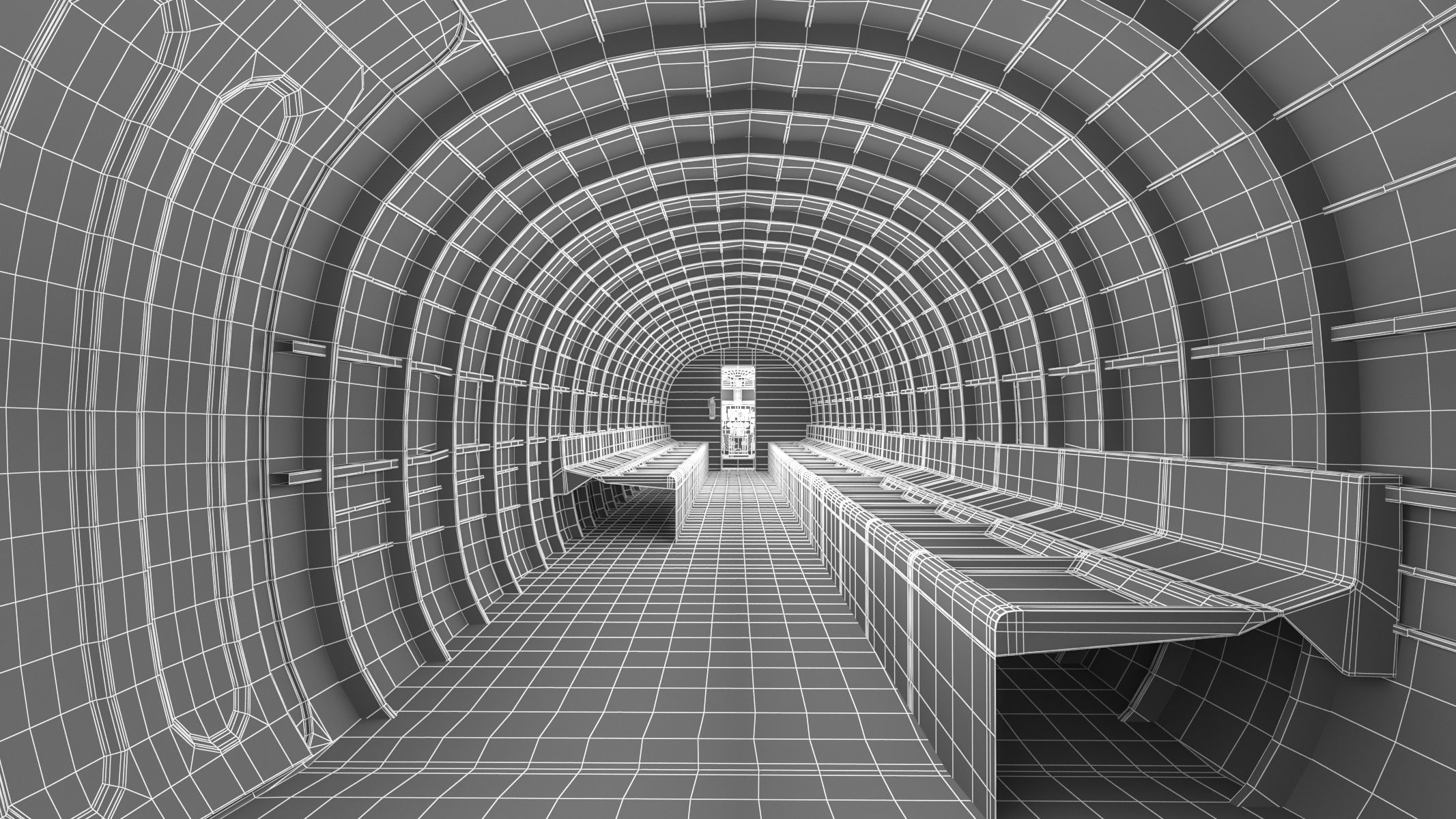 Douglas C-47 Skytrain Military Transport Aircraft 3D model_46