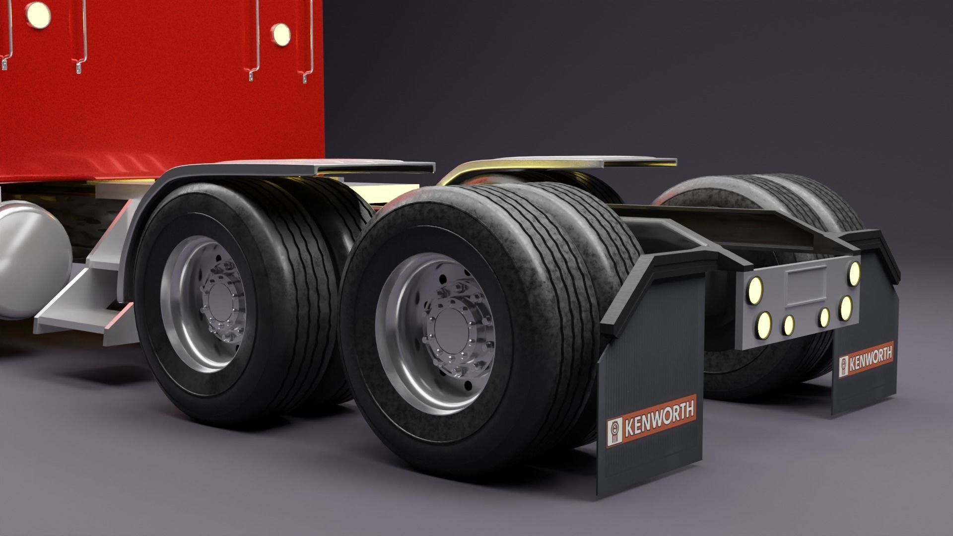Kenworth W900 3D model_5