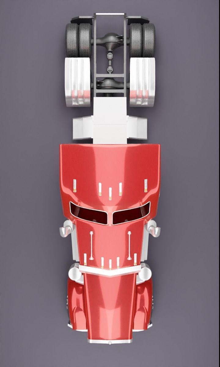 Kenworth W900 3D model_6