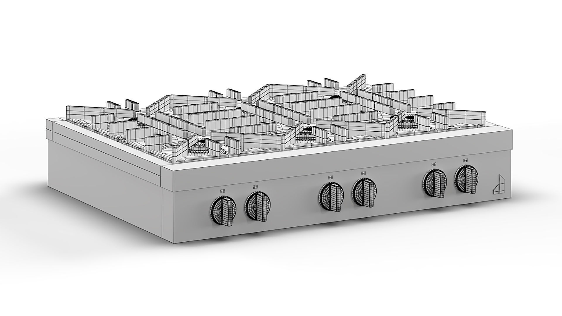 JennAir Gas Rangetop JGCP436HL 3D model_2