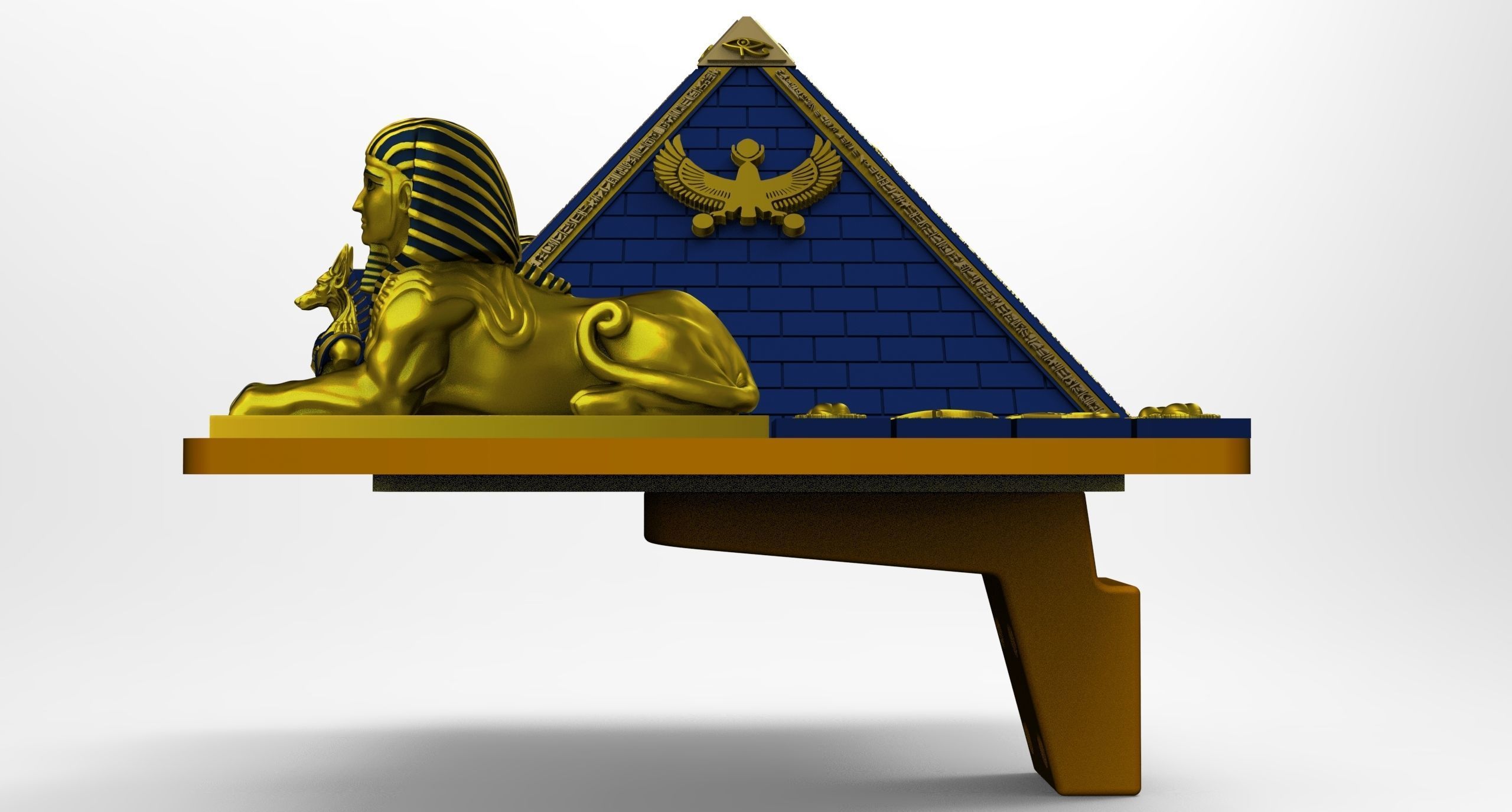 PYRAMID BIRD HOUSE 3D print model_12