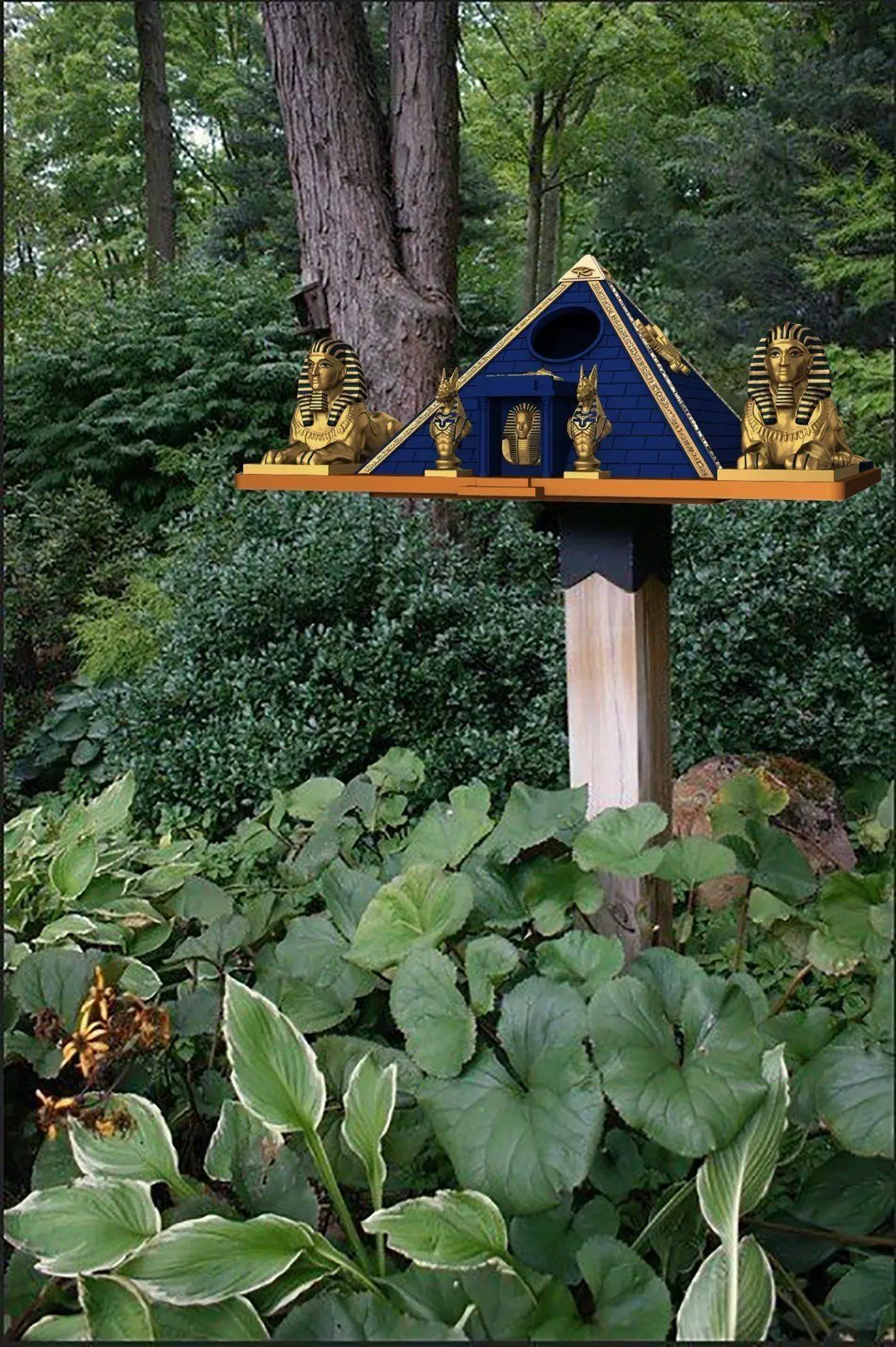 PYRAMID BIRD HOUSE 3D print model_0