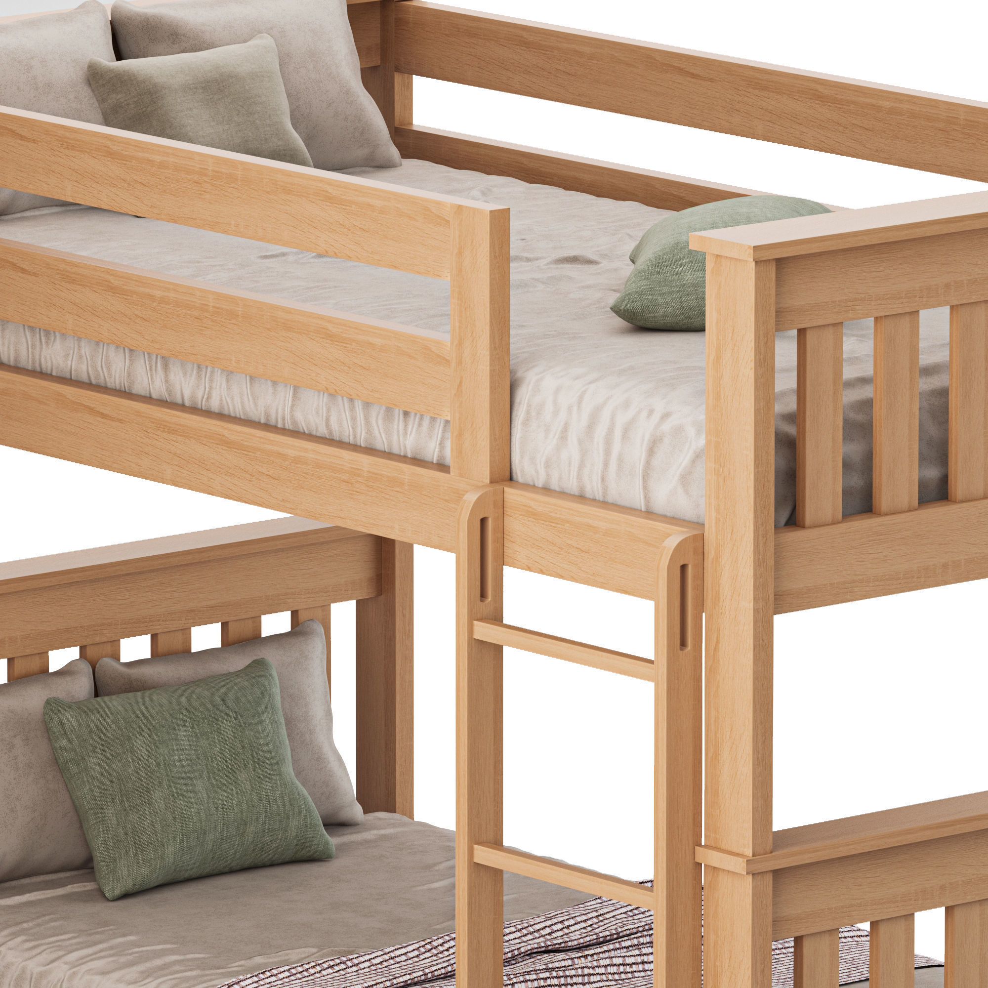 Bunkbed Absecon 3D model_2