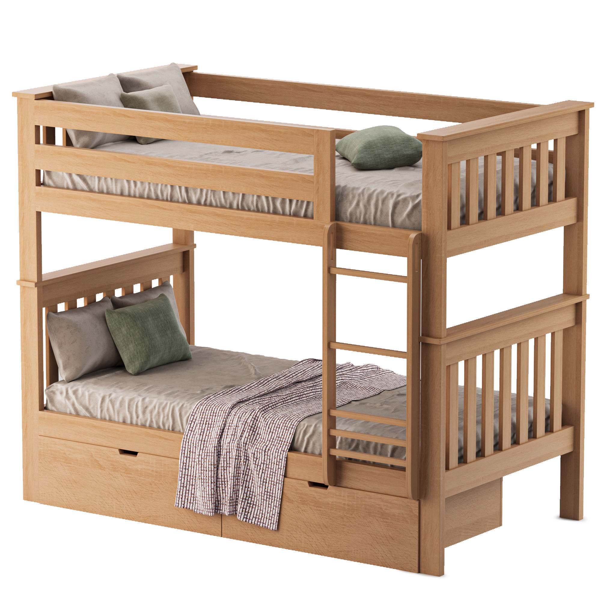 Bunkbed Absecon 3D model_1