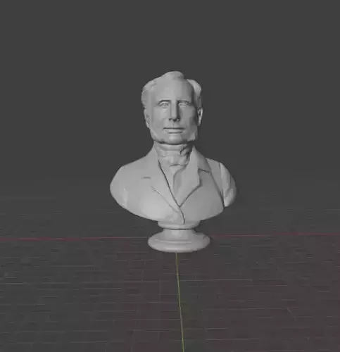 Robert FitzRoy 3D print model