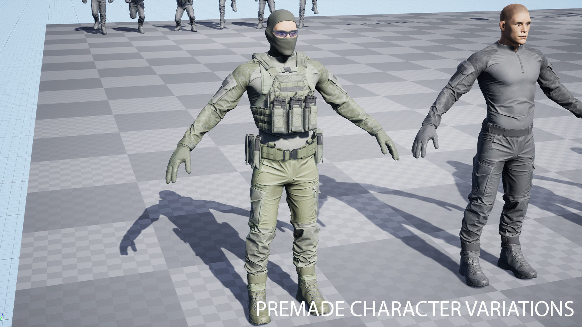 TACTICAL SOLDIER PACK Low-poly 3D model Low-poly 3D model_15