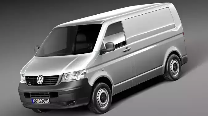 Volkswagen T5 Transporter Van 2003-2009 3D model