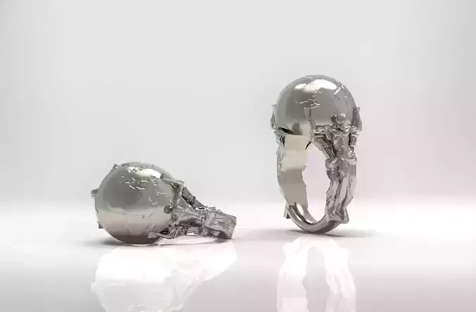 Atlas Statue Ring