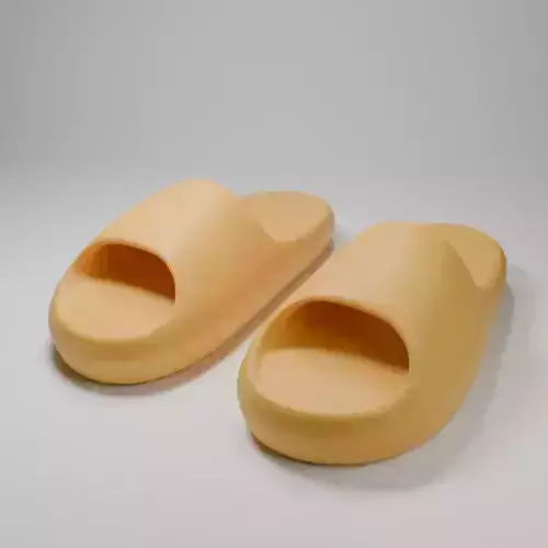 Soft Flip flops 3D model 