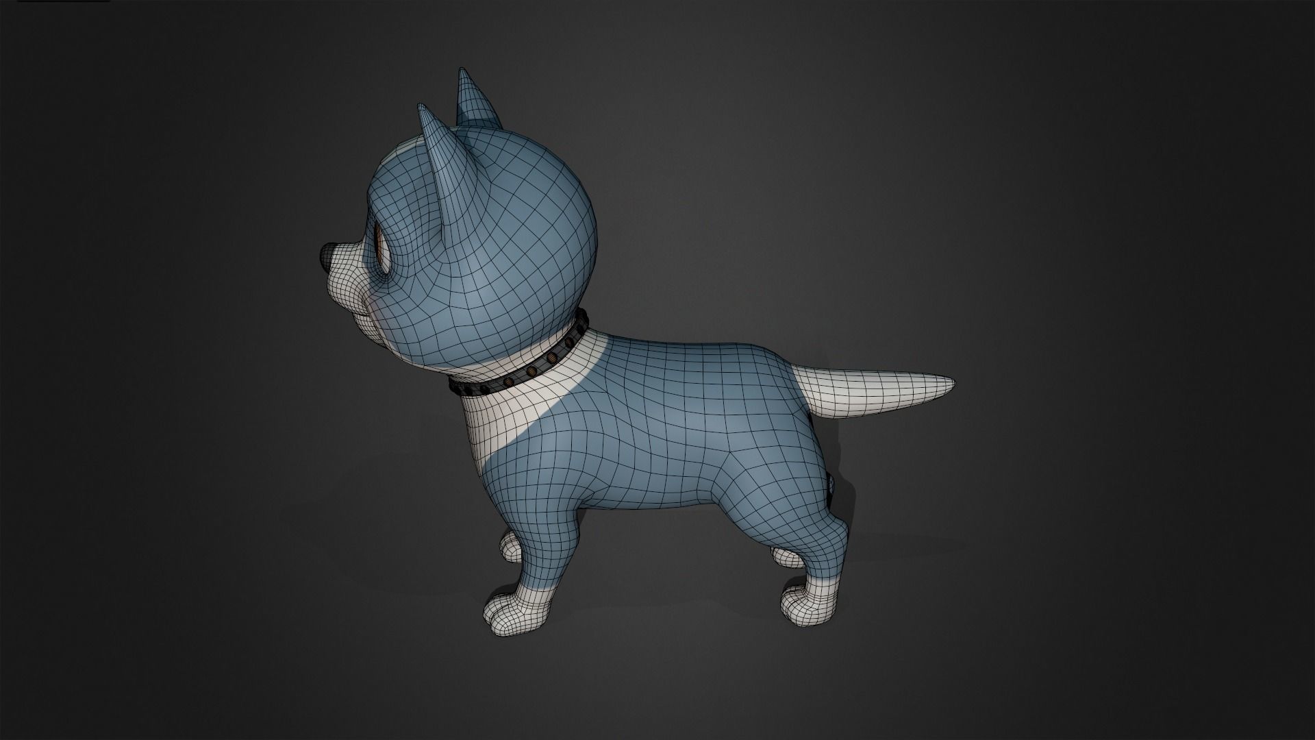 Asset - Cartoons - Puppy Dog Rigged 3D model_10