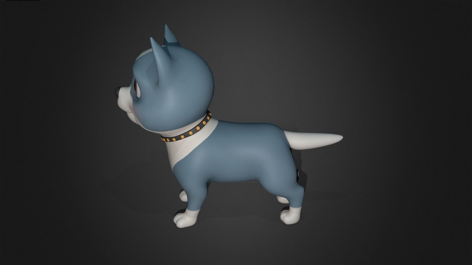 Asset - Cartoons - Puppy Dog Rigged 3D model_9