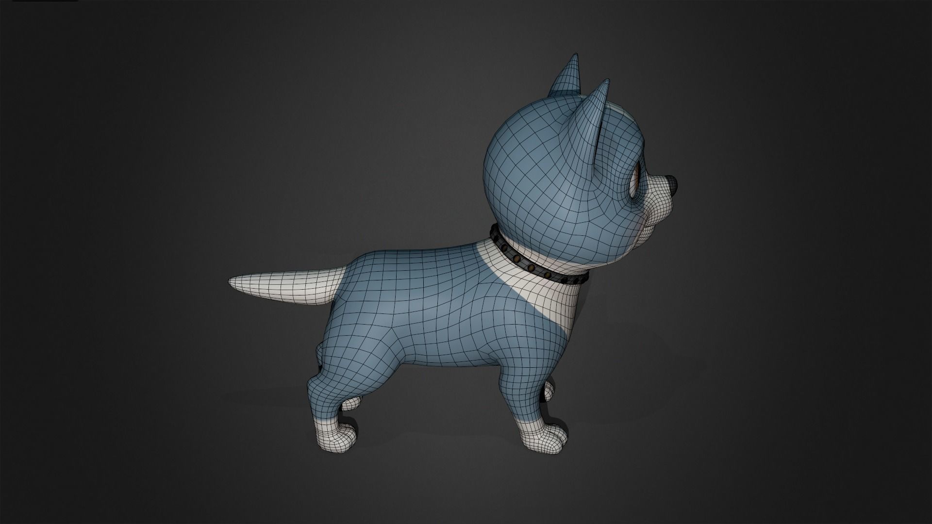 Asset - Cartoons - Puppy Dog Rigged 3D model_6