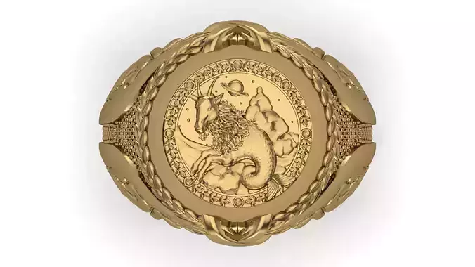 Capricorn  Zodiac Sign Ring