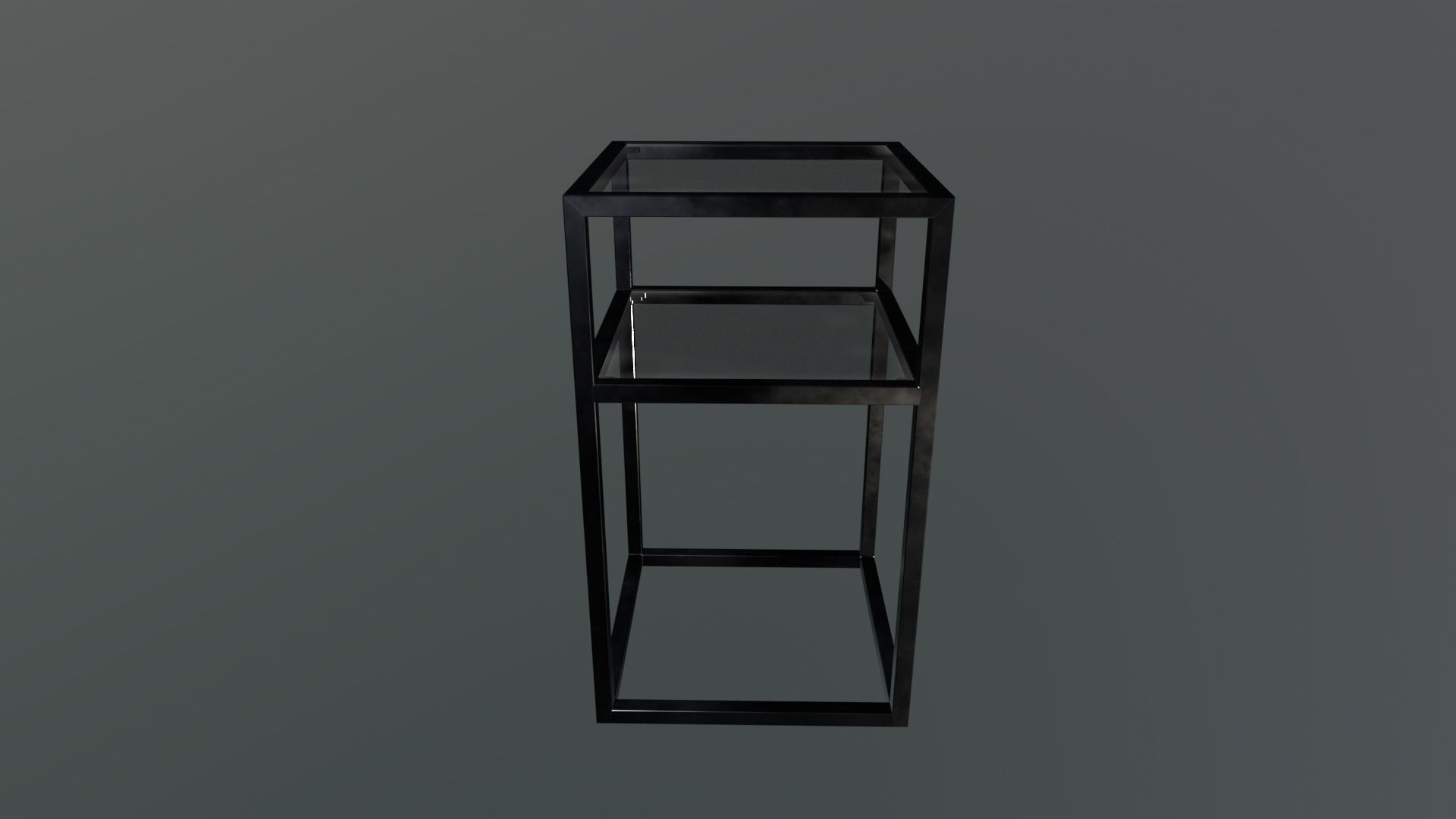 Side Table Contemporary Geometric Low-poly 3D model_5